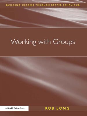 cover image of Working with Groups
